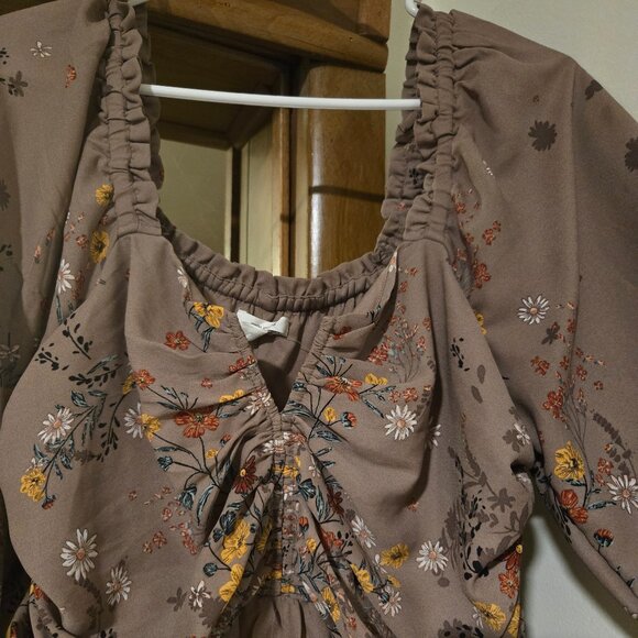 Maurices long sleeve floral dress, size XL - Picture 2 of 5